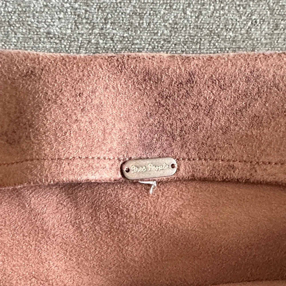 Free People Tan Wrap Mini Skirt - Picture 5 of 7
